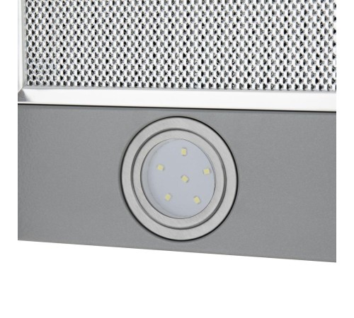 ВЫТЯЖКА HOMSair Flat 50 Inox/ встраиваемая, кнопочное управление, 2 скорости, 520 м3/ч, до 20 м2, 45 дБ, угольный фильтр CF110 - 1 шт, ШхВхД: 500х176х280 мм, нерж. сталь