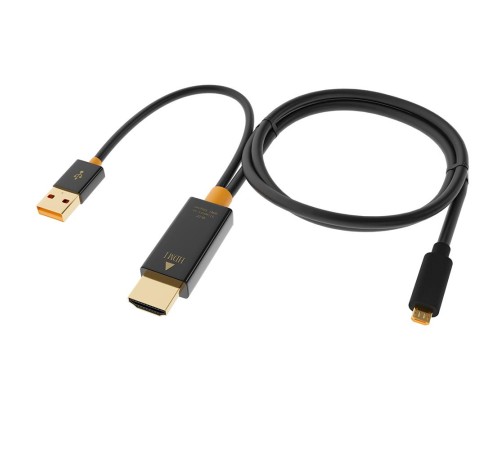 Greenconnect Кабель-адаптер MHL 2.0m microB 5pin + AM в HDMI 2.0 Greenconnect Кабель-адаптер MHL 2.0m microB 5pin + AM в HDMI 2.0