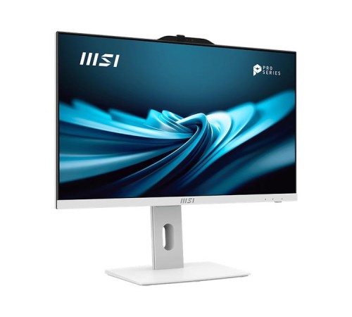 Моноблок MSI Pro AP242P 14M AIO 23.8" FHD(1920x1080)IPS AG Non-touch, Сore i5-14400 (2.5GHz), 8Gb DDR5(1x8Gb), 512Gb SSD m.2, Intel UHD, WiFi+BT, Camera, WirelessKB&mouse, NoOS, 1y war-ty, White