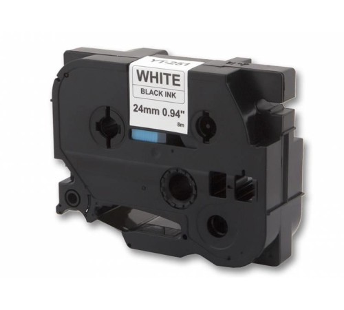 Картридж ленточный Cactus CS-TZ251 TZe-251 черный для Brother 1010/1280/1280VP/2700VP