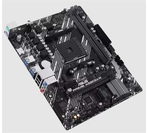 Материнская плата ASUS PRIME A520M-R, AM4, A520, 2*DDR4, 4*SATA, 1*M.2, 4*USB 3.2, 2*USB 2.0, 1*PCIx16, 1*PCIx1, HDMI, mATX; 90MB1H60-M0EAY0