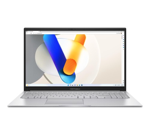 Ноутбук/ ASUS X1504VA-BQ895 15.6"(1920x1080 (матовый) IPS)/Intel Core 5 120U(1.4Ghz)/16384Mb/512PCISSDGb/noDVD/Int:Shared/Cam/BT/WiFi/42WHr/war 1y/1.7kg/Cool Silver/DOS Ноутбук/ ASUS X1504VA-BQ895 15.6"(1920x1080 (матовый) IPS)/Intel Core 5 120U(1.4Ghz)/16384Mb/512PCISSDGb/noDVD/Int:Shared/Cam/BT/WiFi/42WHr/war 1y/1.7kg/Cool Silver/DOS