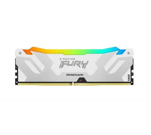 Оперативная память Kingston 16GB 6400MT/s DDR5 CL32 DIMM FURY Renegade RGB White XMP