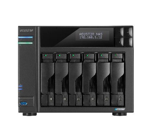 сетевое хранилище ASUSTOR AS6706T 6-Bay NAS/Media player/Intel Celeron N5105 2.0GHz up to 2.9GHz, 8GB SO-DIMM DDR4, noHDD(HDD,SSD),2xUSB3.2,HDMI