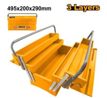 Ящик для инструментов Ingco HTB02,495200209мм, 3 уровня, металл