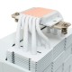 Кулер для процессора/ CPU Cooler HSPD A116 WHITE ARGB (250W, 4-pin PWM, 155mm, Al/Cu, 6x6mm, ARGB, 1x120mm, 68CFM, 25dBA, 1650RPM, S: 1851/1700/1200/20XX/115X/13XX, AM5/AM4/AM3/AM2/AM3+/AM2+/FM2/FM1, white)