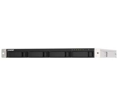 Сетевое хранилище без дисков/ SMB QNAP TS-453DU-4G NAS 4 HDD trays, rackmount 1U, 1 PSU. 4-core Intel Celeron J4125 2.0 GHz (up to 2.7 GHz), 4 GB RAM (1 x 4 GB) up to 8 GB (2 x 4GB), 2.5 Gigabit Ethernet x 2, 4xUSB, 1xHDMI . W/o rail kit RAIL-B02 Сетевое хранилище без дисков/ SMB QNAP TS-453DU-4G NAS 4 HDD trays, rackmount 1U, 1 PSU. 4-core Intel Celeron J4125 2.0 GHz (up to 2.7 GHz), 4 GB RAM (1 x 4 GB) up to 8 GB (2 x 4GB), 2.5 Gigabit Ethernet x 2, 4xUSB, 1xHDMI . W/o rail kit RAIL-B02