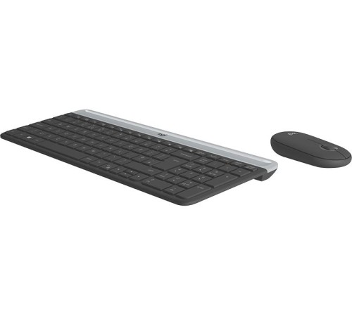 Клавиатура+мышь Logitech Wireless Desktop MK470 (Keybord&mouse), Black, Rus/Eng, [920-009206] (незначительное повреждение коробки)