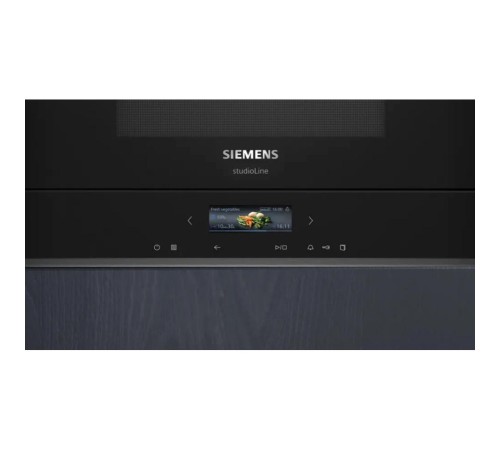 Встраиваемые микроволновые печи SIEMENS/ Встраиваемая СВЧ, микроволны (соло), объем 21 л, выходная мощность микроволн 900 Вт, управление сенсорное, автоприготовление, авторазмораживание, цвет черный,петли слева