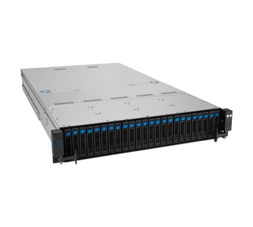 Серверная платформа/ ASUS RS520A-E12-RS24U, 2U, 1 x LGA 6096, AMD EPYC 9004, 24 x DDR5 4800/4400/4000/3600 RDIMM/ 3DS RDIMM, 24 x 2.5" HS NVMe, 2 x 2.5" SATA, 2 x M.2 upto 22110, SATA/NVMe gen5 x4, 1 x PCIe, 1 x OCP3.0, + 2 x 2.5" SATA HS Серверная платформа/ ASUS RS520A-E12-RS24U, 2U, 1 x LGA 6096, AMD EPYC 9004, 24 x DDR5 4800/4400/4000/3600 RDIMM/ 3DS RDIMM, 24 x 2.5" HS NVMe, 2 x 2.5" SATA, 2 x M.2 upto 22110, SATA/NVMe gen5 x4, 1 x PCIe, 1 x OCP3.0, + 2 x 2.5" SATA HS