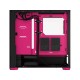 Корпус ПК без блока питания/ Case Fractal Design Pop Air RGB Magenta Core TG Clear Tint, Midi-Tower, 3x120mm RGB, 2xUSB-A 3.2 ATX, mATX, mITX Black/Magenta