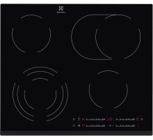 Встраиваемая электрическая панель ELECTROLUX/ Электрическая,  59х52, стеклокерамика, независимая, черная