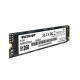 Твёрдотельный накопитель M.2 Patriot SSD P320 512GB M.2 2280 NVMe PCIe 3.0 x4 R3000/W2200 TBW 240TB 3D NAND