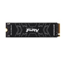 Твердотельный накопитель/ Kingston SSD Fury Renegade, 500GB, M.2(22x80mm), NVMe, PCIe 4.0 x4, 3D TLC, R/W 7300/3900MB/s, IOPs 450 000/900 000, DRAM buffer 512MB, TBW 500, DWPD 0.55, with Heat Spreader (60 мес)