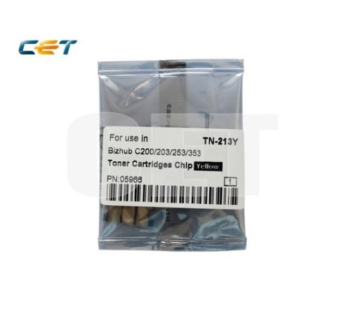 -/ Чип картриджа для KONICA MINOLTA Bizhub C200 (CET) Yellow, (WW), (унив.), CET5966