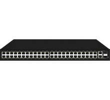 PoE коммутатор Fast Ethernet/ PoE коммутатор Fast Ethernet на 48 x  RJ45 + 2 x  GE Combo uplink портов. Порты: 48 x FE (10/100 Base-T) с поддержкой PoE (IEEE 802.3af/at), 2 x GE Combo Uplink (RJ45 + SFP). Соответствует стандартам PoE IEEE 802.3af/at. Авто