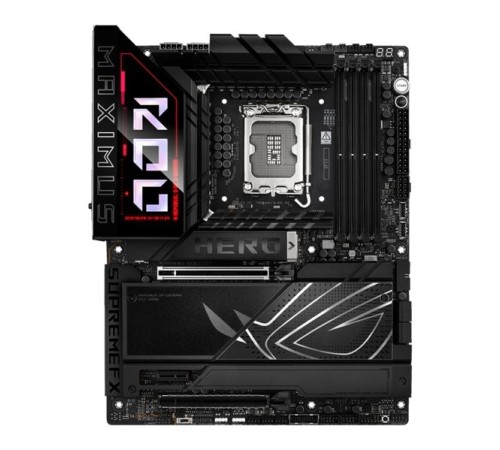 Материнская плата ASUS ROG MAXIMUS Z890 HERO, LGA1851, Z890, 4*DDR5, 4*SATA, 6*M.2, 8*USB 3.2, Type-C, 2*PCIx16, 1*PCIx1,  2*Thunderbolt™ 4, HDM, ATX; 90MB1ID0-M0EAY0