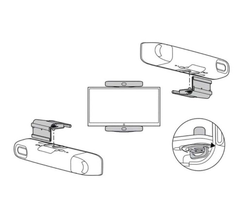 Монтажная консоль/ Wall mounting kit for Poly Studio P15 and Studio R30. Includes: Bracket, hinge and 2 each of plastic anchor, screws M3.5 x 16. Standalone for Wall mounting or to be used with VESA mount 2215-69381-001. Монтажная консоль/ Wall mounting kit for Poly Studio P15 and Studio R30. Includes: Bracket, hinge and 2 each of plastic anchor, screws M3.5 x 16. Standalone for Wall mounting or to be used with VESA mount 2215-69381-001.