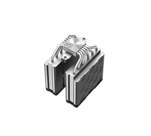 Кулер для процессора DEEPCOOL AG620 DIGITAL LGA1700/1200/115X/AM5/AM4 (8шт/кор, TDP 260W, PWM, DUAL Fan 120mm, 6 тепл. трубок, черный) RET