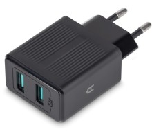 Сетевое зарядное устройство Alteracs 2xUSB AA12 Black