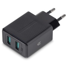 Сетевое зарядное устройство Alteracs 2xUSB AA12 Black