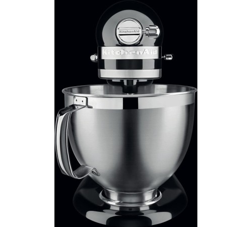 Настольный миксер KitchenAid Настольный миксер с откидным блоком Artisan 4.8 л, черный Настольный миксер KitchenAid Настольный миксер с откидным блоком Artisan 4.8 л, черный
