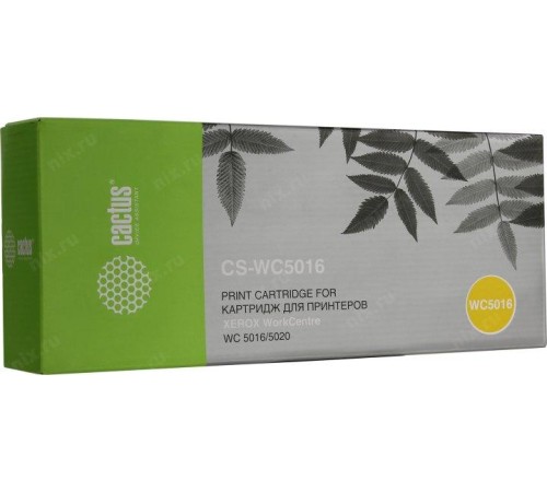 -/ Картридж лазерный Cactus CS-WC5016 106R01277 черный x2упак. для Xerox WorkCentre 5016/5020