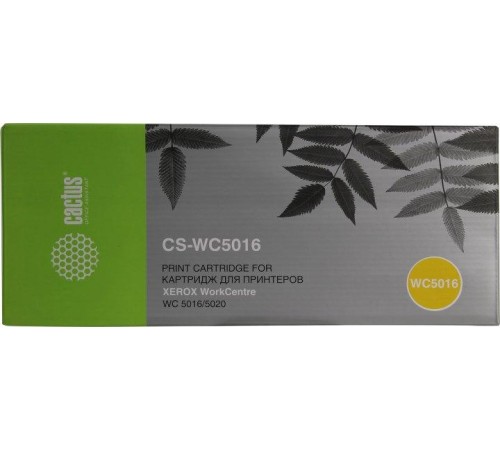 -/ Картридж лазерный Cactus CS-WC5016 106R01277 черный x2упак. для Xerox WorkCentre 5016/5020