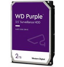 Жесткий диск/ HDD WD SATA3 2TB Purple Video 5400 RPM 256Mb 1 year warranty