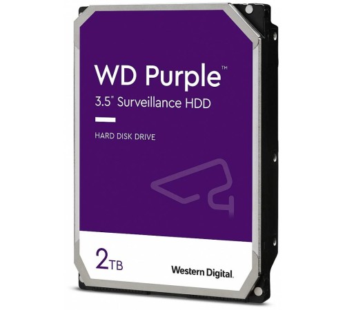 Жесткий диск/ HDD WD SATA3 2TB Purple Video 5400 RPM 256Mb 1 year warranty Жесткий диск/ HDD WD SATA3 2TB Purple Video 5400 RPM 256Mb 1 year warranty