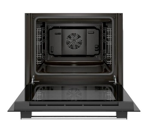 Встраиваемая электрическая духовка BOSCH Serie 2, духовой шкаф,цвет черный,светодиодный дисплей. класс энергоэффективности А, 5 режимов, 66 литров, сделано в Турции