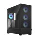 Корпус ПК без блока питания/ Case Fractal Design Pop XL Air RGB TG Clear Tint, Full-Tower, 4x120mm RGB, 2xUSB-A 3.2 E-ATX, ATX, mATX, mITX Black