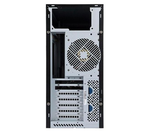 Корпус серверный Midi Tower InWin PE689 Black 650W B65E 80plus Bronze USB3.0*2+A(HD)+front fan 120mm*1+rear fan 120mm*1+ 2*2SATA+1*1SATA / holes for SL20” RACKMOUNT