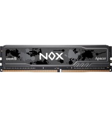 Оперативная память Apacer  DDR5  16GB  6000MHz DIMM NOX Black Gaming Memory CL40 1.35V (Retail) 2048*8  Heat Sink (Retail) 3 years (AH5U16G60C622MBAA-1)