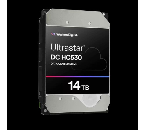 Жесткий диск/ HDD WD SATA Server 14tb Ultrastar DC HC530 7200 6Gb/s 512MB 1 year warranty (replacement WUH721414ALE6L4, ST12000NM0008)