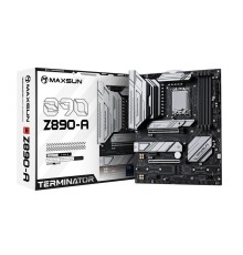 Материнская плата MAXSUN MS-Terminator Z890-A, LGA1851, Z890, 4*DDR5, 4*SATA3, 4*M.2, USB 3.2, USB 2.0, Type-C, 4*PCIEx16, HDMI+DP, ATX