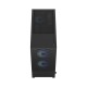 Корпус ПК без блока питания/ Case Fractal Design Pop Air RGB TG Clear Tint, Midi-Tower, 3x120mm RGB, 2xUSB-A 3.2 ATX, mATX, mITX Black