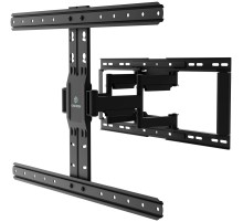 Кронштейн ONKRON/ 32-90" макс 400*600  наклон -5°/+10°, поворот ±40° Макс нагрузка 50кг, от стены 34-330мм, черный