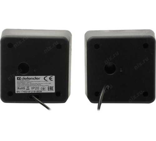 Defender#1 Акустическая 2.0 система SPK 33 серый, 5 Вт, питание от USB