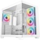 корпус Deepcool CG530 4F WH без БП, боковое окно (панорама), 3x120мм ARGB Reverse вентилятора на боковой стенке, 1x120мм ARGB вентилятор сзади, белый, ATX