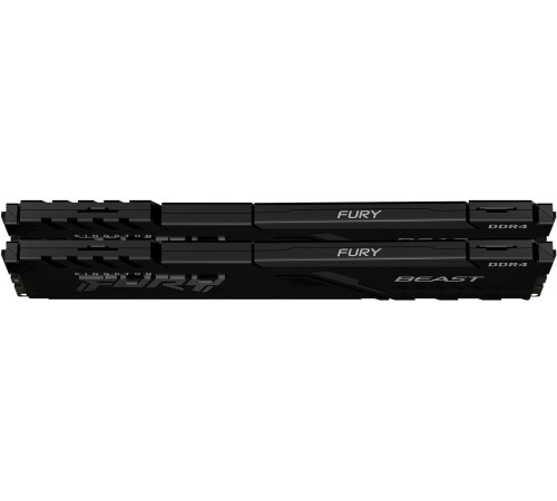 Память оперативная/ Kingston 8GB 3200MT/s DDR4 CL16 DIMM (Kit of 2) FURY Beast Black Память оперативная/ Kingston 8GB 3200MT/s DDR4 CL16 DIMM (Kit of 2) FURY Beast Black