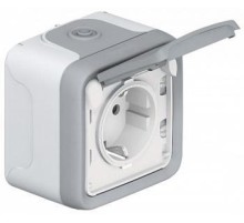 Plexo Розетка 2К+З, нем. ст.