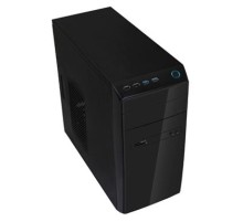 корпус MiniTower Powerman ES726 Black PM-450ATX  U2*2+U3*2+A(HD) mATX (существенное повреждение коробки)