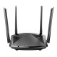 Маршрутизатор/ DIR-X1860/RU/R1A AX1800 Wi-Fi 6 Router, 1000Base-T WAN, 3x1000Base-T LAN, 4x5dBi external antennas