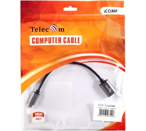 Кабель-адаптер/ Кабель-адаптер Type-Cm --> USB 3.0 Af , OTG, 1,5A , 5,0Gbps , Alum grey 0,2m Telecom (TC409M) Кабель-адаптер/ Кабель-адаптер Type-Cm --> USB 3.0 Af , OTG, 1,5A , 5,0Gbps , Alum grey 0,2m Telecom (TC409M)