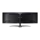Монитор 44,5'' ACER Nitro XZ452CUVbemiiphuzx,ZeroFrame,Curved 1500R Black,32:9,VA,5120x1440,1/4ms,450cd,165Hz,2xHDMI(2.1)+1xDP(1.4)+1xType-C(PD90W)+Audio out+USB3.2(2Up 3Down)+RJ45,Speakers 3Wx2