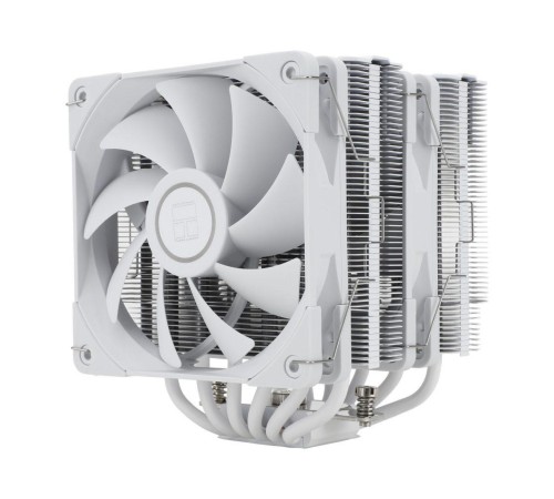 Кулер для процессора/ CPU Cooler Thermalright Peerless Assassin 120 White (4-pin PWM, 157mm, Ni/CU, 6x6mm, 2x120mm, 66.17CFM, 25.6dBA, 1550RPM, S: 1700, 1200, 20XX, 115X, AM5, AM4)