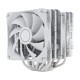 Кулер для процессора/ CPU Cooler Thermalright Peerless Assassin 120 White (4-pin PWM, 157mm, Ni/CU, 6x6mm, 2x120mm, 66.17CFM, 25.6dBA, 1550RPM, S: 1700, 1200, 20XX, 115X, AM5, AM4)