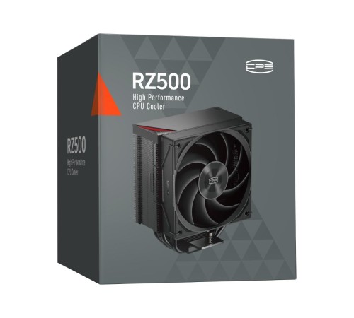 Кулер для процессора/ CPU Cooler PCCooler RZ500 BK (250W, 4-pin PWM, 155mm, Al/Cu, 5x6mm, 1x120mm, 86.73CFM, 32dBA, 2200RPM, S: 1851/1700/1200/115X, AM5/AM4, black) Кулер для процессора/ CPU Cooler PCCooler RZ500 BK (250W, 4-pin PWM, 155mm, Al/Cu, 5x6mm, 1x120mm, 86.73CFM, 32dBA, 2200RPM, S: 1851/1700/1200/115X, AM5/AM4, black)