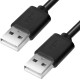 Greenconnect Кабель 2.0m USB 2.0, AM/AM, черный, 28/28 AWG, экран, армированный, морозостойкий, GCR-UM5M-BB2S-2.0m
